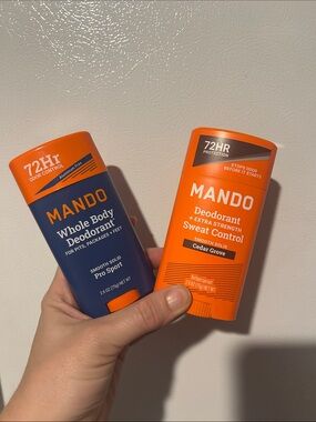 Mens Mando whole body deodorant & sweat control deodorant bundle!